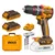 Ingco 20V 13 mm Metal Chuck Cordless Impact Drill With Battery, Charger & Accessories, 2000 RPM (CIDLI20668)