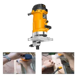 INGCO 6 mm Laminate Trimmer Router Machine 500 W, 33500 RPM (PLM5002)