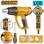 Ingco 2000 Watt Powerful Heat Gun With LCD Display & 3 Pcs Nozzles (HG200058)