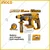 Ingco 22 mm 20V Lithium-Ion Cordless Rotary Hammer With Drill Bits, 5400 BPM (CRHLI20208)
