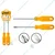 Ingco 2 piece  SL6 & PH2 (125mm) Screwdriver Set (HKSD0258)
