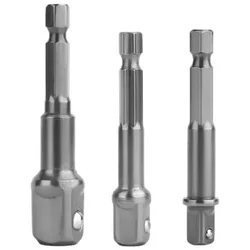Ingco 3 pcs Socket Adaptor Set with 1/4" Hex Shank (AMN365A01) - Pack of 5
