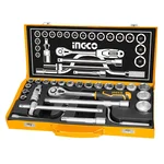 Ingco HKTS0243 Professional 24Pcs 1/2″ Socket Sets