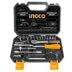 INGCO Professional 45 pcs 1/4 inch Socket Sets (HKTS14451)
