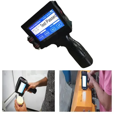 Premium Model-DPHIP Handheld Inkjet Coder Printer High Resolution, 12.7mm Print Height for Packaging and Manufacturing