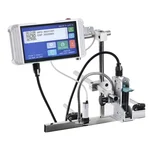 7 Inches Screen Size Online Printer with 12.7mm Printing Head, with Solvent Based Cartridge (Stands Included)