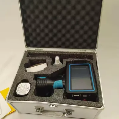 Heavy Duty 12.7mm Handheld Inkjet Printer, Red Software without Cartridge for Metal, Plastic, Glass Material