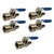 Heavy Duty 5 pieces Inside and Outside Thread Valve for Manual and Battery Sprayer Lance