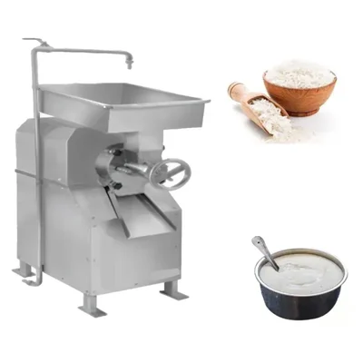 High-Capacity 45 Liter Stainless Steel Wet Rice and Dal Grinder - 2 HP Motor