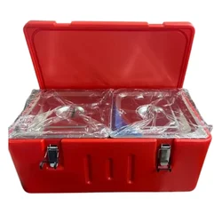 1000 ml Two Compartment 24 hrs Insulated Food Pan Carrier and Warmer for Catering