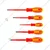 ROCKFORCE Insulated Screwdriver Set, VDE Certified, Magnetic Tips, Safety Grip for Electrical Work (RF 2125)
