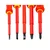 ROCKFORCE Insulated Screwdriver Set, VDE Certified, Magnetic Tips, Safety Grip for Electrical Work (RF 2125)