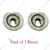Intake Valve Spring Seat (2 Pieces), For 4 stroke 9 HP (177F) Petrol Power Tiller / Cultivator, 177F-021