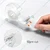 3Pcs, 1 Inch Invisible Tape Dispenser with 18mm x 33M Tape Rolls for Clean Product Packaging