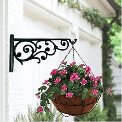 Ecofynd Wall Hanging Plant Bracket for Hanging Lanterns, Bird Feeders and Planters