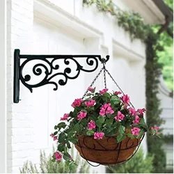 Ecofynd Wall Hanging Plant Bracket for Hanging Lanterns, Bird Feeders and Planters