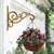 Ecofynd Metal Golden Wall Hook Hanging Plant Bracket | Decorative Straight Plant Hanger for Bird Feeders, Planters, Lanterns, Macrame