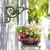 Ecofynd Metal Wall Hook Hanging Plant Bracket Decorative Straight Plant Hanger for Bird Feeders, Planters, Lanterns, Macrame