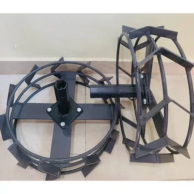Surya Heavy Duty 2 Pcs of 16 Inch Special Iron Wheel for 5 to 9 HP Petrol Power Tiller With Free Tyre Holder Shaft