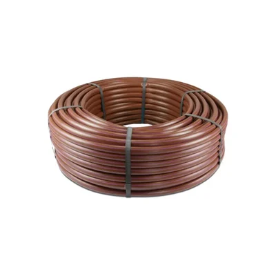 My Irigacio World Irridrip Plain Lateral Pipe (Brown) 400m Bulk Roll Length Agricultural Drip Irrigation Systems
