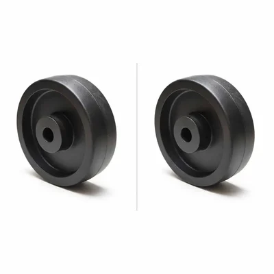 Heavy Duty 100 x 32 MM / 4 x 1.25 Inch I Section PP Wheel With Plain Bearing ( Pack Of 2)