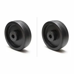 Heavy Duty 100 x 32 MM / 4 x 1.25 Inch I Section PP Wheel With Plain Bearing ( Pack Of 2)