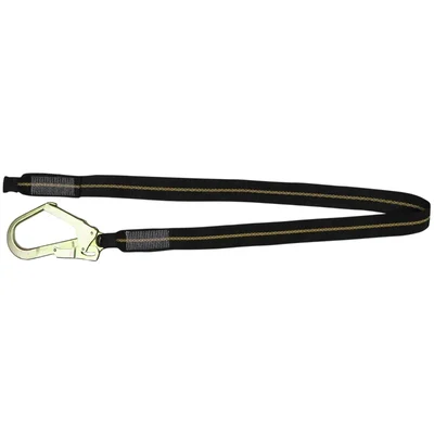 ISSAFE (ISF-34) 2 meter 44 mm Polyester Webbing Lanyard with Loop Attachment & Scaffolding Hook