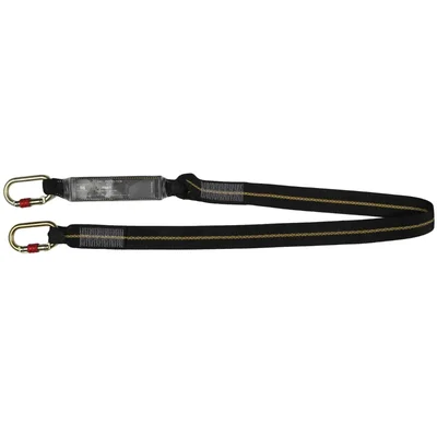I SSAFE (ISF-43) 2 meter 44 mm Polyester Energy Absorbing Webbing Lanyard with Carabiner Attachment