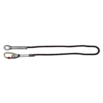 ISSAFE (ISF-72) Adjustable Kernmantle Rope Lanyard With One Loop & One Carabiner