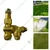 Brass Air Atomising, M-82 Italian Spray Nozzle for Agriculture(Pack-2 Pcs)