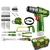 Jadever 10mm 12V Cordless Drill-Driver With Battery & Accessories Set, 0-750 RPM (JDDT4B77)