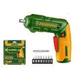 Jadever 6.35mm (1/4") 4V Cordless Max. Torque 4Nm Screwdriver With 9 Pcs Accessories, 0-240 RPM (JDCV4415)
