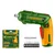 Jadever 6.35mm (1/4") 4V Cordless Max. Torque 4Nm Screwdriver With 9 Pcs Accessories, 0-240 RPM (JDCV4415)