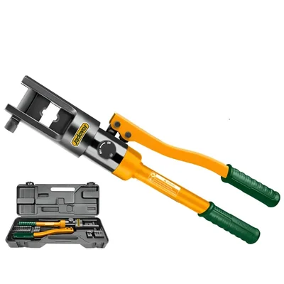 Jadever 16-240mm² Crimping Range 475mm Length Hydraulic Crimping Tool With 10 Pcs Crimping Dies, Max. Crimping Force 70 KN (JDHT1D24)