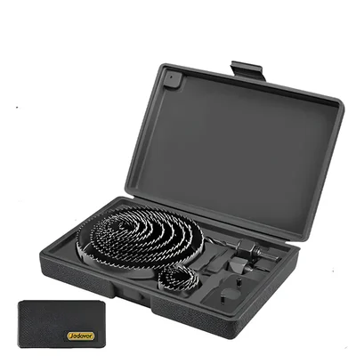 Jadever 16 Pcs 19mm(3/4")-127mm(5") Carbon Steel Hole Saw Set (JDKJ4416)