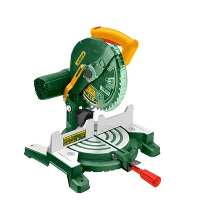Jadever 255mm (10") 1200 Watt Adjustable 0-45° Mitre Cut Electric Mitre Saw With Blade, Max. Cutting Capacity 70mmx140mm (JDXD12001)