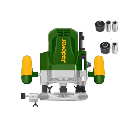 Jadever 6mm-12mm Collet Size 1600 Watt 0-60mm Plunge Capacity Electric Plunge Router, 22000 RPM (JDER1516001)