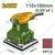 Jadever 110mmx100mm (4-3/8"x4") 240 Watt Electric Palm Sander With 5 Pcs Sand Papers, 14000 RPM (JDFA1503)