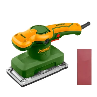 Jadever 90mmx180mm (3-9/16"x7") 320 Watt Electric Finishing Sander With 5 Pcs Sand Papers, 14000 RPM (JDFA2503)