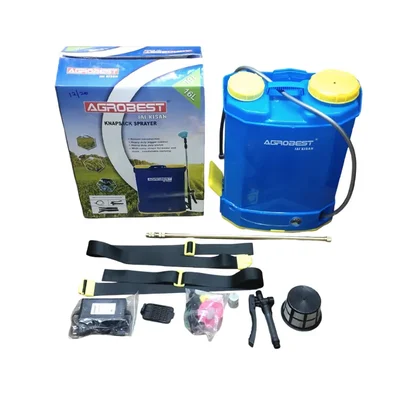Agrobest 16L Jai Kisan 12V 20Ah Battery Operated Knapsack Sprayer | Suitable for Agriculture Spraying