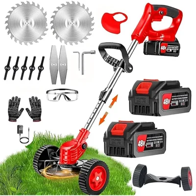 Jaiveer 21V Battery Operated Grass Cutting Machine for Garden & Agriculture Pruning With Battery & Charger
