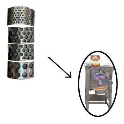 4 Pcs Jali for Commercial Chili Onion Cutter Machine, 1 HP, 70kg/hr