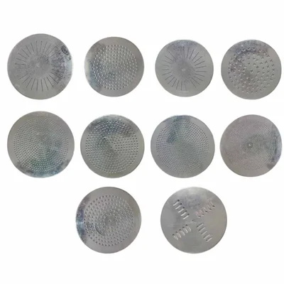 10 SS Jali for Commercial Stainless Steel 7 inch Namkeen Farsan Machine, 35 Kg/Hr