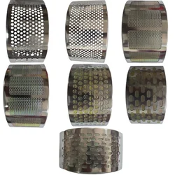 Set of 7 Jalis of Stainless Steel for Microactive 1HP 2 in 1 Stainless Steel Flour Mill