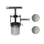 Vinayak Machines Manual Namkeen Bhujia Machine 5 Inch , 50 Kg/Hr with 1 No. Jali (2 Pcs)