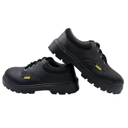 JAMA JS073 Leather Safety Shoe With Steel Toe(Size-6)