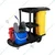 Commercial Housekeeping Cart Janitor Cart with Bag & Bucket