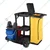 Commercial Housekeeping Cart Janitor Cart with Bag & Bucket