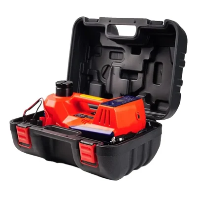 Janvitha JCJDI5T 5 Ton 12 V Electric Hydraulic Car Jack with Digital Tire Inflator and LED Light Car Tyre Kit