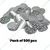 Pack of 500 pcs 38.8mm Induction Sealing Wads for HDPE and PET Jars